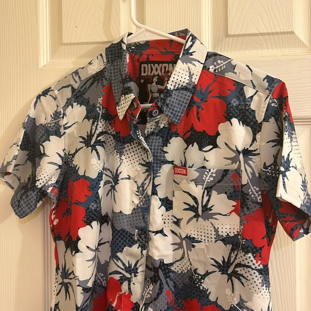 Dixon women’s M pattern flannel “Maui Modern”